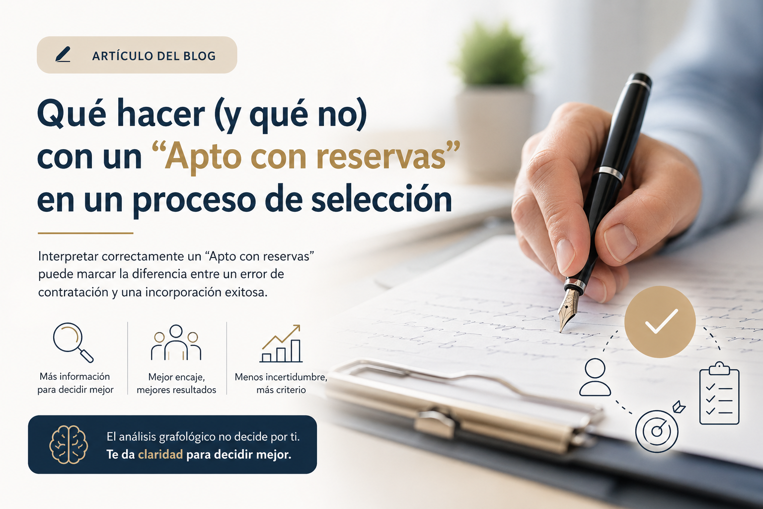 Selección: El apto «con reservas»