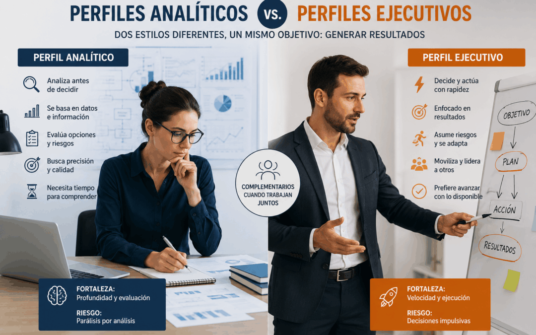 Diferencias entre perfiles analíticos y ejecutivos